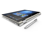 HP Pavilion x360 14-CD1006NE Convertible Touch Laptop - Core i5 1.6GHz 8GB 1TB+128GB Shared Win10 14inch FHD Gold