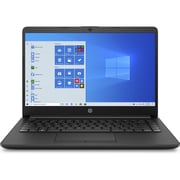 HP 14-CF3002NE Laptop - Core i3 1.2GHz 4GB 256GB Shared Win10 14inch HD Black English/Arabic Keyboard