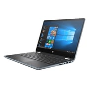 HP Pavilion x360 14-DH0000NE Convertible Touch Laptop - Core i3 2.1GHz 4GB 256GB Shared 14inch FHD Cloud Blue