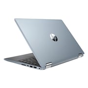 HP Pavilion x360 14-DH0000NE Convertible Touch Laptop - Core i3 2.1GHz 4GB 256GB Shared 14inch FHD Cloud Blue