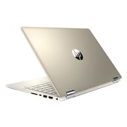 HP Pavilion x360 14-DH1036NE Convertible Touch Laptop - Core i5 1.6GHz 8GB 512GB 2GB Win10 14inch FHD Gold English/Arabic Keyboard