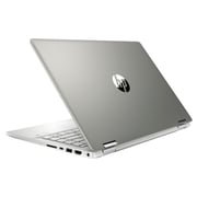 HP Pavilion x360 14-DH1007NE Convertible Touch Laptop - Core i7 1.8GHz 16GB 1TB+256GB 2GB Win10 14inch FHD Mineral Silver English/Arabic Keyboard