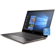 HP Spectre x360 15-DF1006NE Convertible Touch Laptop - Core i7 2.6GHz 16GB 1TB+32GB 4GB Win10 15.6inch 4K Dark Ash Silver
