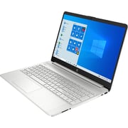 HP (2019) Laptop - AMD Ryzen 7-3700U / 15.6inch FHD / 512GB SSD / 8GB RAM / Shared AMD Radeon RX Vega 10 Graphics / Windows 10 / English & Arabic Keyboard / Natural Silver / Middle East Version - [15S-EQ0014NE]