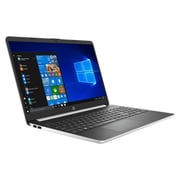 HP (2019) Laptop - 10th Gen / Intel Core i5-1035G1 / 15.6inch FHD / 256GB SSD / 8GB RAM / Shared Intel UHD Graphics / Windows 10 / English & Arabic Keyboard / Natural Silver / Middle East Version - [15S-FQ1002NE]