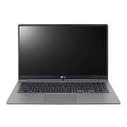 LG gram 15Z970 Touch Laptop - Core i7 2.7GHz 8GB 512GB Shared Win10 15.6inch FHD Silver English/Arabic Keyboard