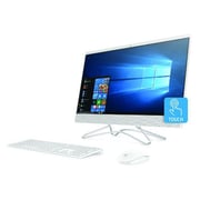 HP All-in-One Desktop - 8th Gen Core i5 1.6GHz 8GB 1TB+16GB 2GB Win10 23.8inch FHD Snow White 24-F0000NE