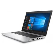 HP ProBook 650 G4 Touch Laptop - Core i5 1.6GHz 8GB 512GB Shared Win10 15.6inch FHD Natural Silver English/Arabic Keyboard bundle with mouse & bag
