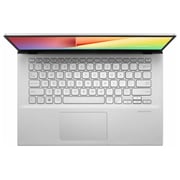 Asus VivoBook 14 Laptop - 8th Gen / Core i7-8550U / 14inch FHD / 1TB HDD+128GB SSD / 8GB RAM / Nvidia Geforce MX130 2GB / Win10 / Silver / English & Arabic Keyboard - A412UF-EK053T