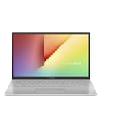 Asus VivoBook 14 Laptop - 8th Gen / Core i7-8565U / 14inch FHD / 512GB SSD / 8GB RAM / Intel UHD Graphics / Windows 10 / Silver / English & Arabic Keyboard - A420FA-EB199T