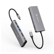 Adam Elements CASA HUB A01 6 Port Universal Hub Grey AAPADHUBA01GY