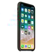 Apple Leather Folio Case Black For iPhone X - MQRV2ZM/A