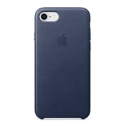 Apple Leather Case Midnight Blue For iPhone X - MQTC2ZM/A