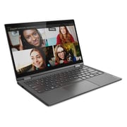 Lenovo Yoga C640-13IML Laptop - Core i7 1.8GHz 16GB 512GB Shared Win10 13.3inch FHD Iron Grey English/Arabic Keyboard