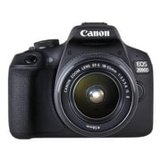 Canon EOS 2000D DSLR Camera Black With 18-55mm IS II Lens Kit