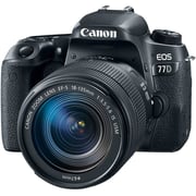 Canon EOS 77D DSLR Camera Black With EFS 18-135mm IS USM Lens