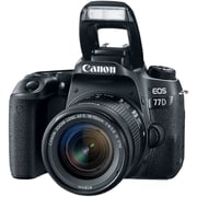 Canon EOS 77D DSLR Camera Black With EFS 18-135mm IS USM Lens