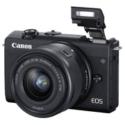 Canon EOS M200 Mirrorless Digital Camera With M 15-45mm Lens Black