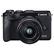 Canon EOS M6 Mark II Mirrorless Digital Camera Black EF-M15-45mm Lens