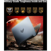 Asus TUF Gaming A15 FA506II-HN149T Laptop - Ryzen 7 2.9GHz 16GB 512GB 4GB Win10 15.6inch FHD Fortress Grey English/Arabic Keyboard