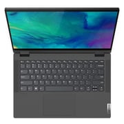 Lenovo Ideapad Flex 5 14IIL05 (2019) Laptop - 10th Gen / Intel Core i3-1005G1 / 14inch FHD / 256GB SSD / 4GB RAM / Shared / Windows 10 / English & Arabic Keyboard / Graphite Grey / Middle East Version - [81X1003DAX]