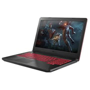 Asus TUF FX504GE-DM231T Gaming Laptop - Core i7 2.2GHz 16GB 1TB+256GB 4GB Win10 15.6inch FHD Red Black English/Arabic Keyboard