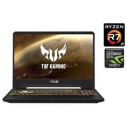 Asus TUF FX505DT-BQ051T Gaming Laptop - Ryzen 5 2.1Hz 8GB 512GB 4GB Win10 15.6inch FHD Stealth Black English/Arabic Keyboard