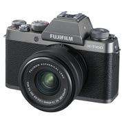 Fujifilm X-T100 Mirrorless Digital Camera Dark Silver With XC 15-45mm f/3.5-5.6 OIS PZ Lens