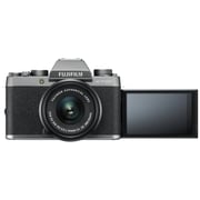 Fujifilm X-T100 Mirrorless Digital Camera Dark Silver With XC 15-45mm f/3.5-5.6 OIS PZ Lens