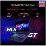Asus ROG Strix G15 G512LI-HN086T Gaming Laptop - Core i7 2.6GHz 16GB 1TB 4GB Win10 15.6inch FHD Original Black NVIDIA GeForce GTX 1650Ti
