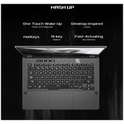 Asus ROG Zephyrus G14 GA401IV-HA194T Gaming Laptop - Ryzen 9 3GHz 16GB 1TB 6GB Win10 14inch QHD Eclipse Grey English/Arabic Keyboard