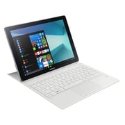 Samsung Galaxy Book SMW727 Tablet - Windows WiFi+4G 128GB 4GB 12inch White English/Arabic Keyboard