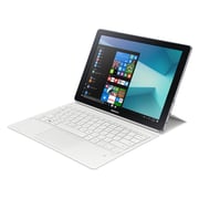 Samsung Galaxy Book SMW727 Tablet - Windows WiFi+4G 128GB 4GB 12inch White English/Arabic Keyboard