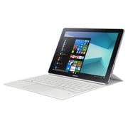 Samsung Galaxy Book SMW727 Tablet - Windows WiFi+4G 128GB 4GB 12inch White English/Arabic Keyboard