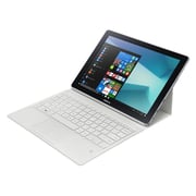 Samsung Galaxy Book SMW727 Tablet - Windows WiFi+4G 128GB 4GB 12inch White English/Arabic Keyboard