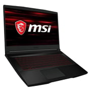 MSI GF63 Thin (2019) Gaming Laptop - 9th Gen / Intel Core i5-9300H / 15.6inch FHD / 16GB RAM / 512GB SSD / 4GB NVIDIA GeForce GTX 1650 Max-Q Graphics / Windows 10 / Black / Middle East Version - [GF63 Thin 9SC 15.6inch]