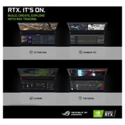 Asus ROG Zephyrus Duo 15 GX550LXS-HC055T Gaming Laptop - Core i9 2.4GHz 32GB 2TB 8GB Win10 15.6inch 4K UHD Gunmetal Grey