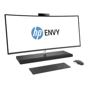 HP ENVY Curved 34-B100NE All-in-One Desktop - Core i7 2.4GHz 16GB 1TB+256GB 4GB Win10 34inch QHD Dark Ash Silver