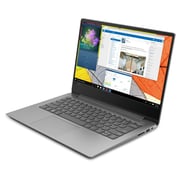 Lenovo ideapad 330S-14IKB (2018) Laptop - 7th Gen / Intel Core i3-7020U / 14inch HD / 256GB SSD / 4GB RAM / Shared Intel HD Graphics / Windows 10 / Platinum Grey / Middle East Version - [81F401GFAX]