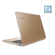 لابتوب لينوفو آيدياباد 720S - معالج كور i7 سرعة قراءة 1.8 جيجاهيرتز ذاكرة 8 جيجابايت و256 جيجابايت مشتركة ويندوز 10 شاشة قياس 13.3 بوصة FHD ذهبي شامبانيا