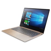 لابتوب لينوفو آيدياباد 720S - معالج كور i7 سرعة قراءة 1.8 جيجاهيرتز ذاكرة 8 جيجابايت و256 جيجابايت مشتركة ويندوز 10 شاشة قياس 13.3 بوصة FHD ذهبي شامبانيا