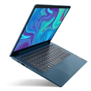 Lenovo IdeaPad 5 14IIL05 Laptop - Core i5 1GHz 8GB 512GB 2GB Win10 14inch FHD Light Teal English/Arabic Keyboard