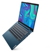 Lenovo IdeaPad 5 14IIL05 Laptop - Core i5 1GHz 8GB 512GB 2GB Win10 14inch FHD Light Teal English/Arabic Keyboard