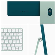 iMac 24 بوصة (2021) - رقاقة M1 8 جيجا بايت 256 جيجا بايت 8 Core GPU 24 بوصة لوحة مفاتيح خضراء إنجليزية / عربية