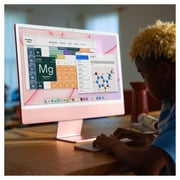 iMac 24 بوصة (2021) - رقاقة M1 8 جيجا بايت 256 جيجا بايت 8 Core GPU 24 بوصة لوحة مفاتيح خضراء إنجليزية / عربية