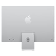 Apple iMac 24-inch (2021) - Apple M1 Chip / 8GB RAM / 256GB SSD / 8-core GPU / macOS Big Sur / English Keyboard / Silver / Middle East Version - [MGPC3ZS/A]