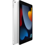 iPad 9th Generation (2021) WiFi + Cellular 64 جيجابايت 10.2  بوصة Silver (FaceTime - مواصفات دولية)