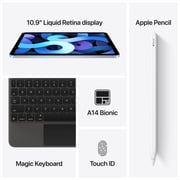 iPad Air (2020) WiFi  سعة  256  جيجابايت  10.9  بوصة أزرق سماوي