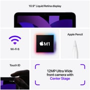 iPad Air (2022) WiFi 64GB 10.9inch Blue Middle East Version with FaceTime
