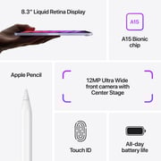 iPad mini (2021) WiFi+Cellular 256GB 8.3inch Purple (FaceTime - International Specs)